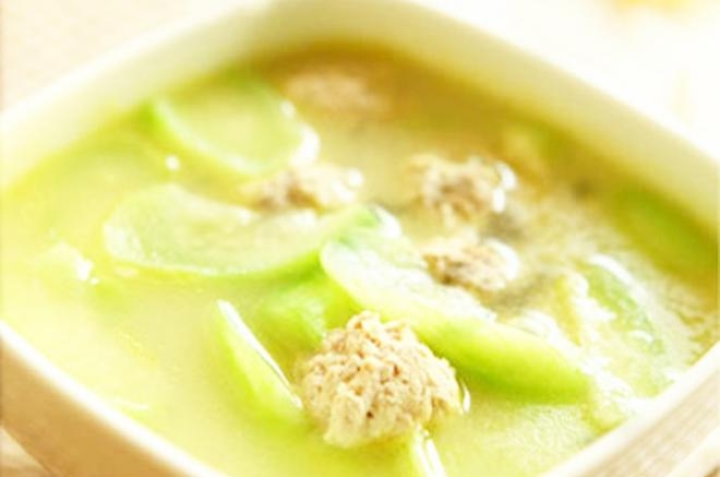 丝瓜肉丸汤