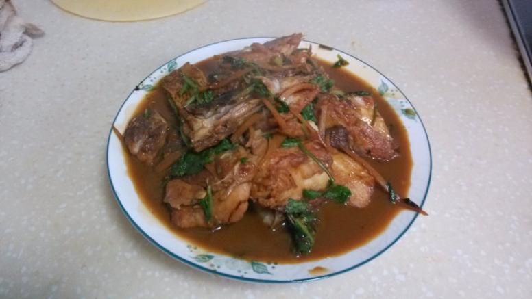 红烧鲢鱼