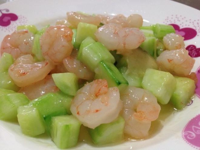 黄瓜炒虾仁