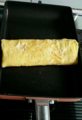 重复步骤5-7，直到蛋液用完