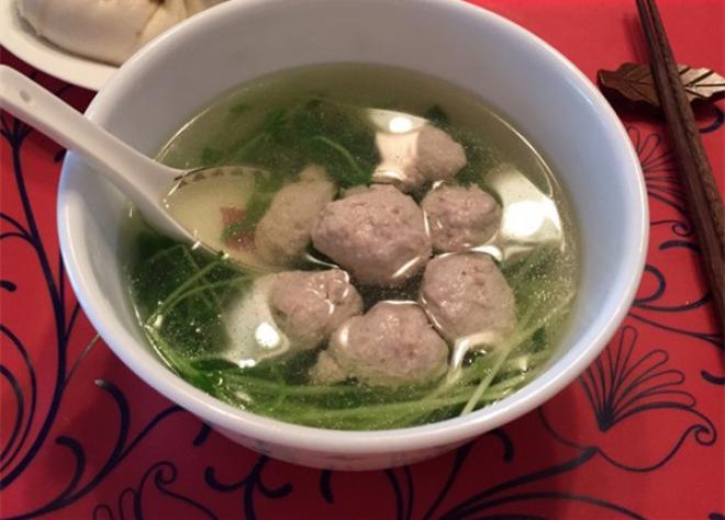 手工肉丸汤