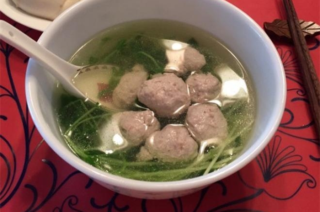 手工肉丸汤