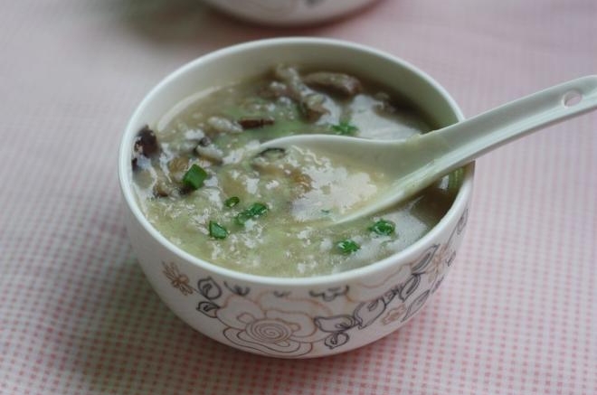 香菇猪肝粥