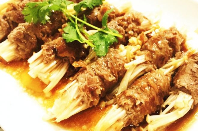 金针菇肥牛卷