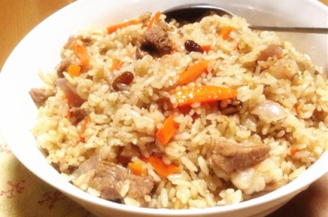 电饭锅版羊肉抓饭