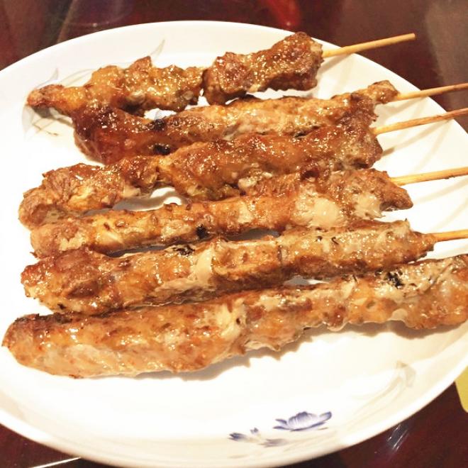 家庭版烤羊肉串