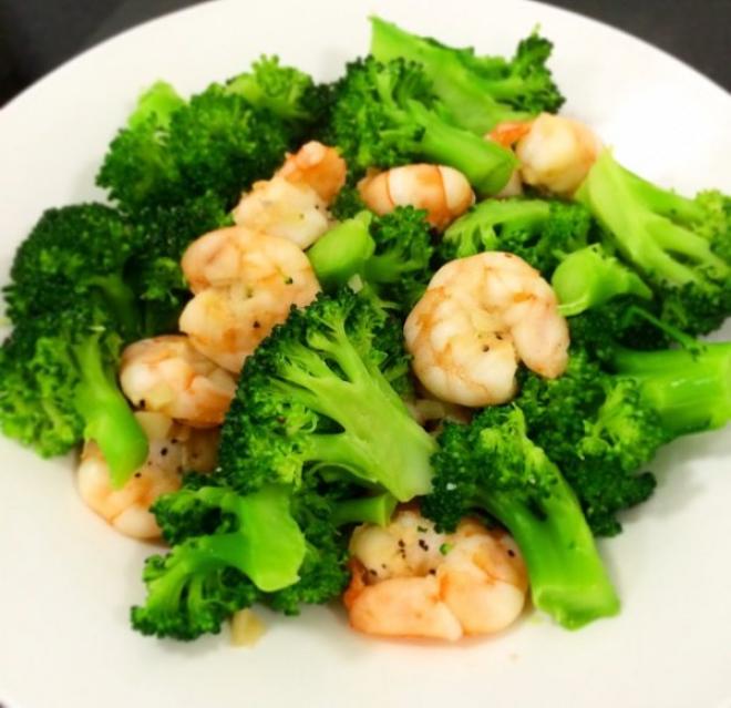 西兰花炒虾仁