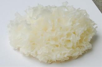 银耳泡发后洗净备用