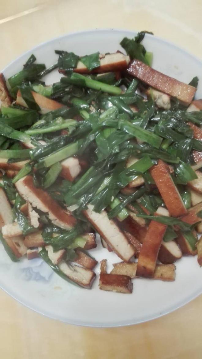 韭菜豆腐干