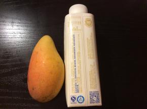 准备芒果和酸奶