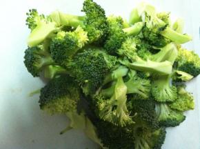 西兰花洗净撕成小块