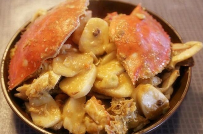 梭子蟹炒年糕