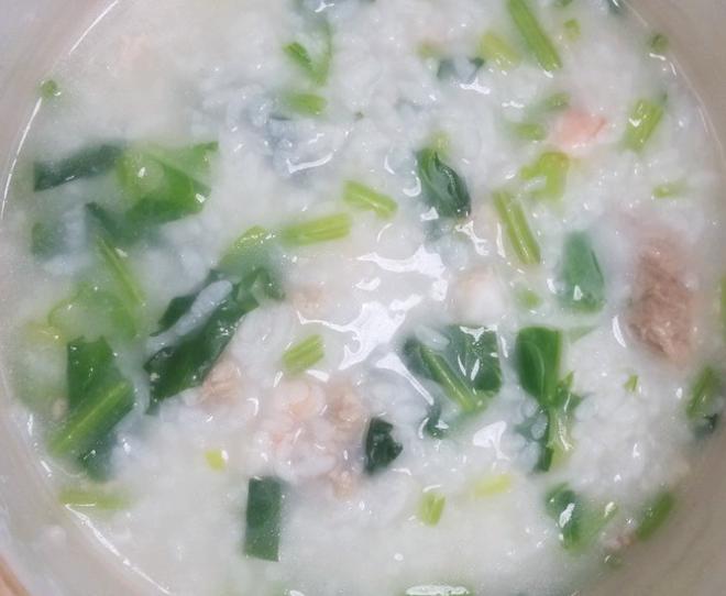 海米青菜粥