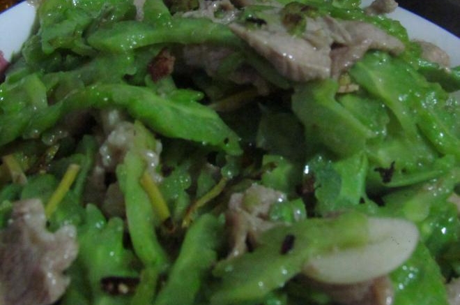 苦瓜炒肉