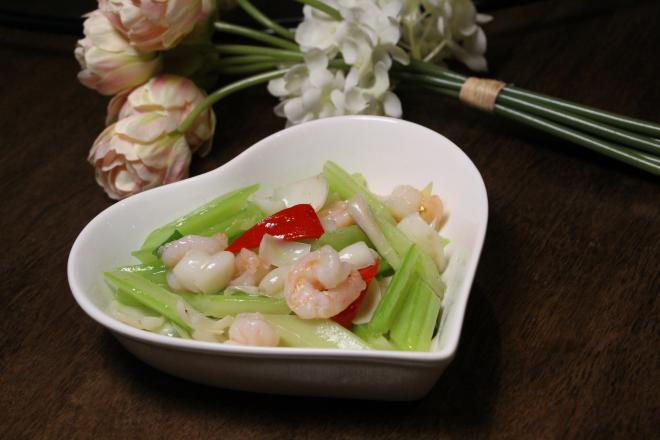 西芹百合虾仁