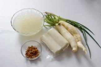 将所有材料洗净准备好