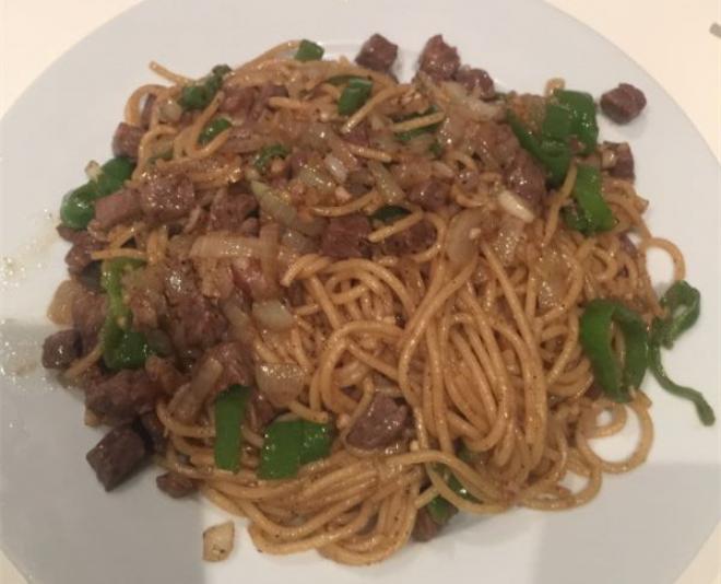 麻辣牛肉意面