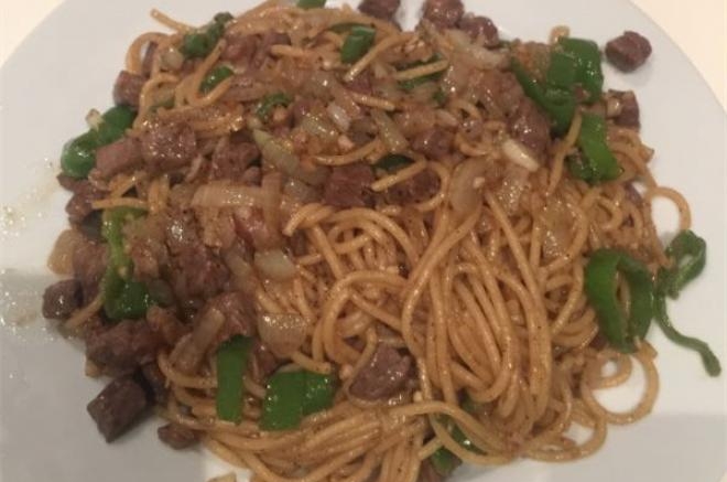 麻辣牛肉意面
