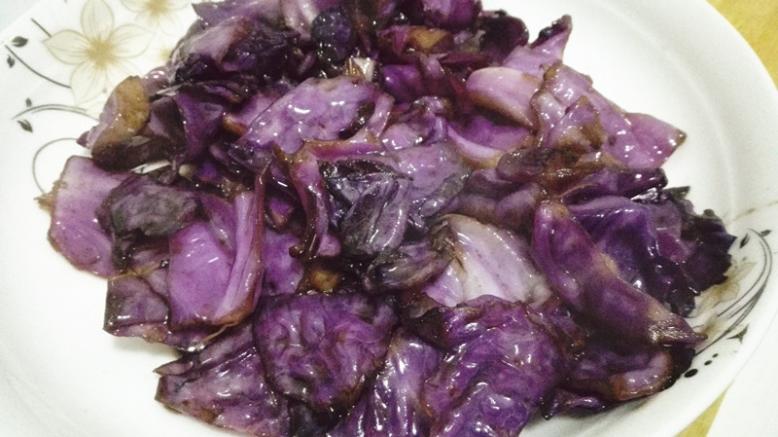 醋溜紫甘蓝