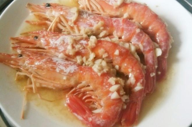 清蒸阿根廷红虾