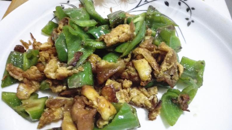 青椒炒蛋