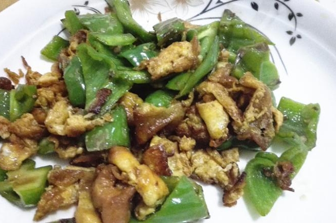 青椒炒蛋