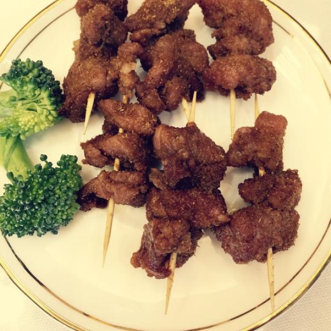 牙签羊肉