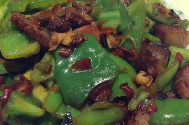 青椒炒腊肉