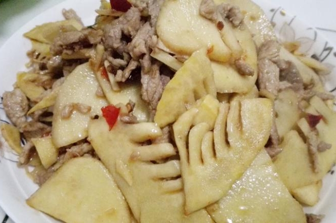 笋子炒肉
