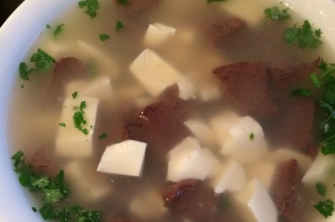 鸭血豆腐汤