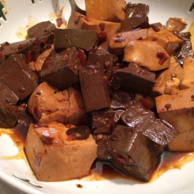 麻辣鸭血豆腐