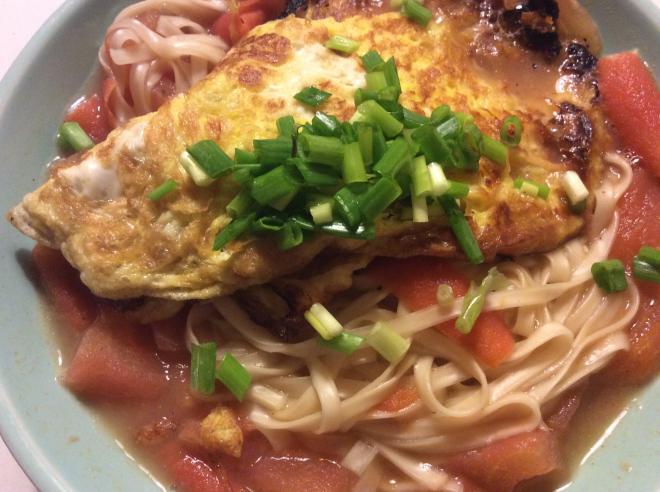 番茄煎蛋面