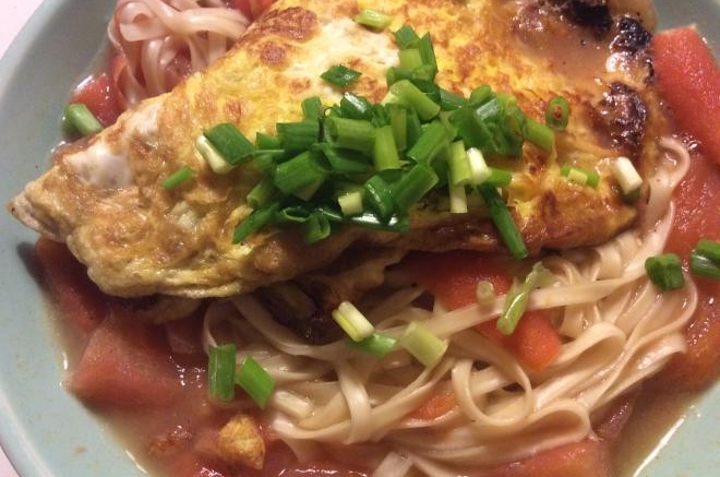 番茄煎蛋面