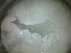 锅中加入适量清水，烧开后放入适量食盐，放凉备用