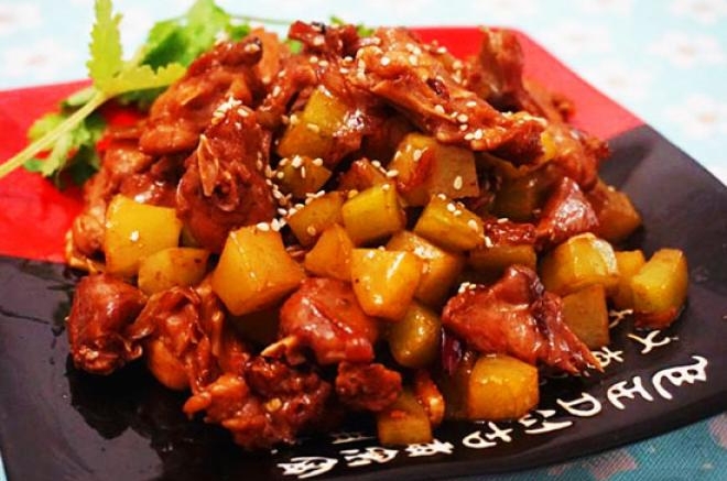 干锅兔肉