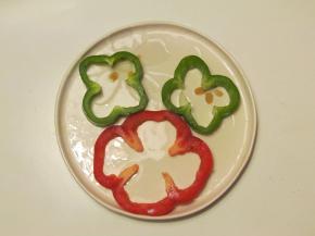 青红椒切片