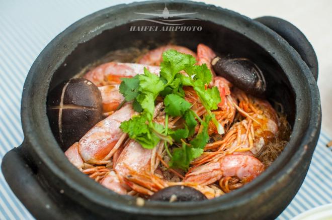 红虾粉丝砂锅煲