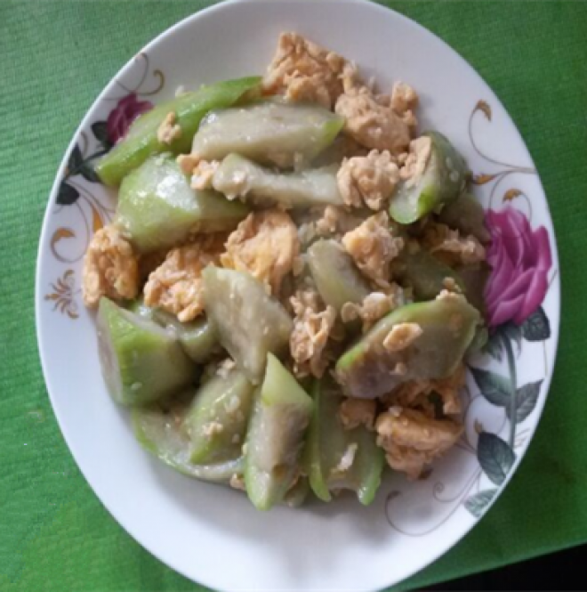 丝瓜炒蛋