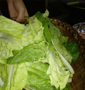 准备好食材，一一洗净