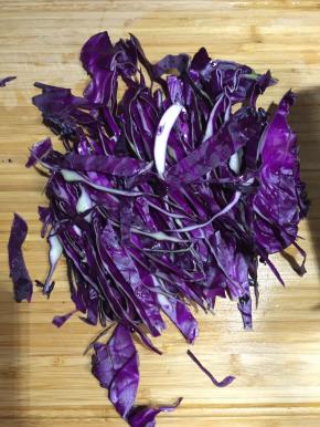 洗切紫甘蓝