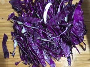 洗切紫甘蓝