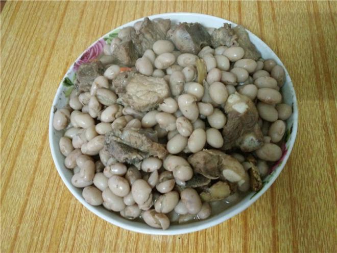 花豆焖排骨