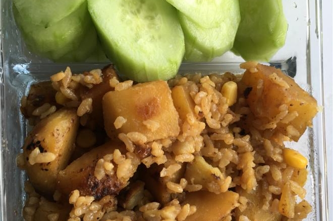 土豆焖饭（电饭锅版）