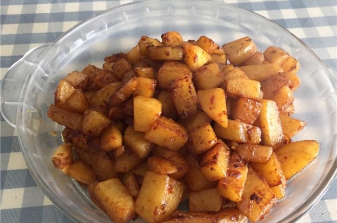 孜然麻辣土豆粒