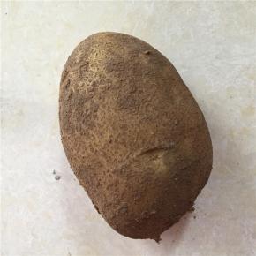 将土豆去皮，冲洗一下再沾干表面水分，将土豆切成规则不统一的块状（形状随喜好，为了好熟和入味）