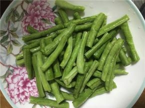 豆角切长条