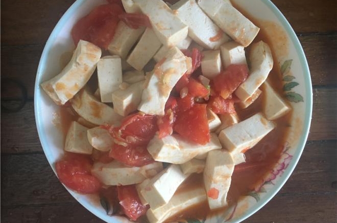番茄炒豆腐
