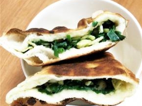 两面均匀上火后，出锅。