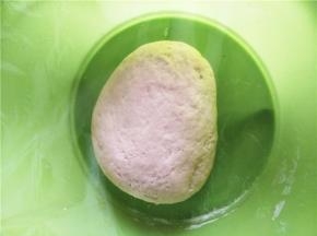用手将面絮揉成面团，用保鲜膜密封发酵至少两小时以上。