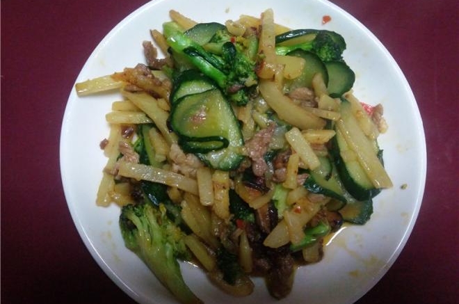 干锅肉丝